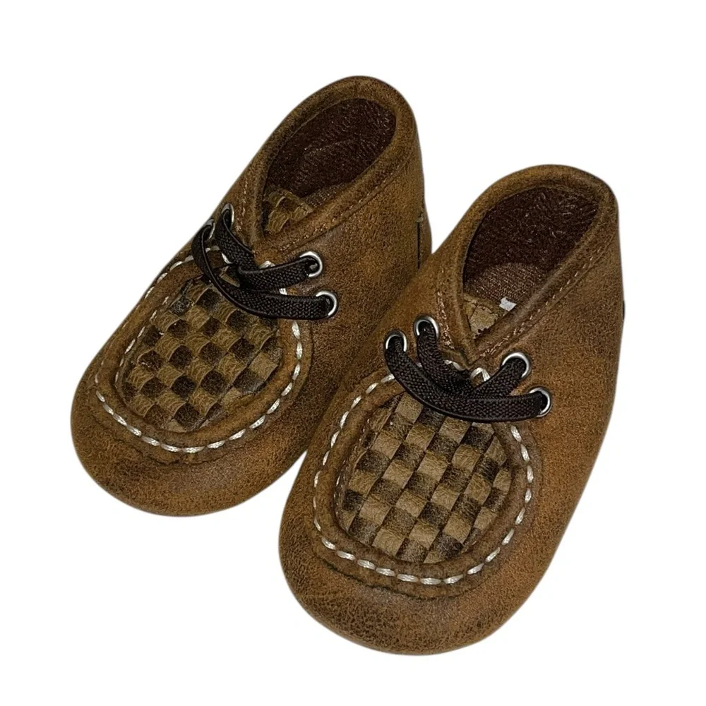 Twister‎ Baby Buckers Carson Brown Chukka Shoes - Infant Size 3